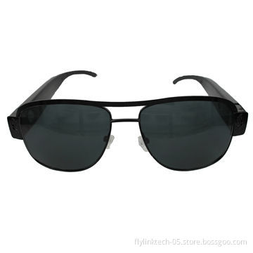 Hidden Camera Sunglasses, HD 1,280 x 720 Pixels Resolution, Supports 16GB Memory